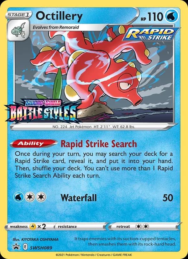 Octillery SWSH089/307, SWSH Black Star Promos