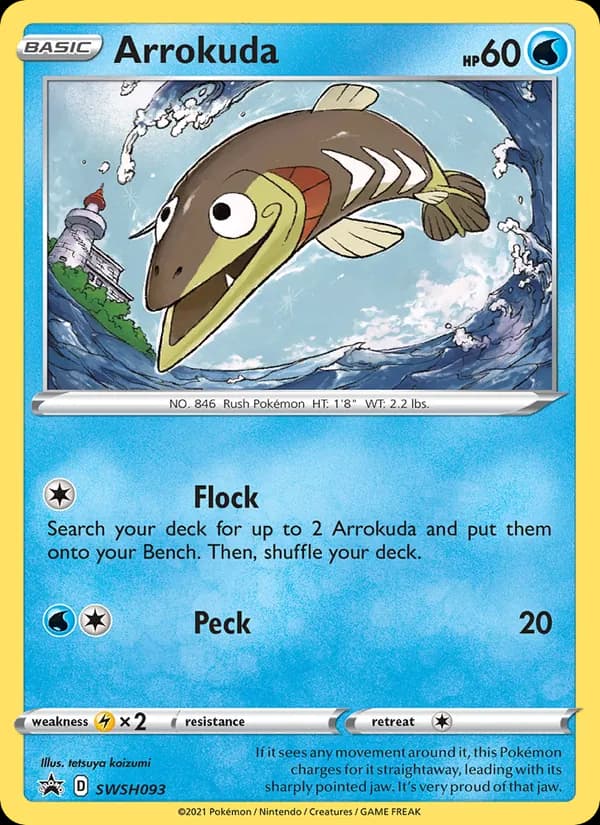 Arrokuda SWSH093/307, SWSH Black Star Promos