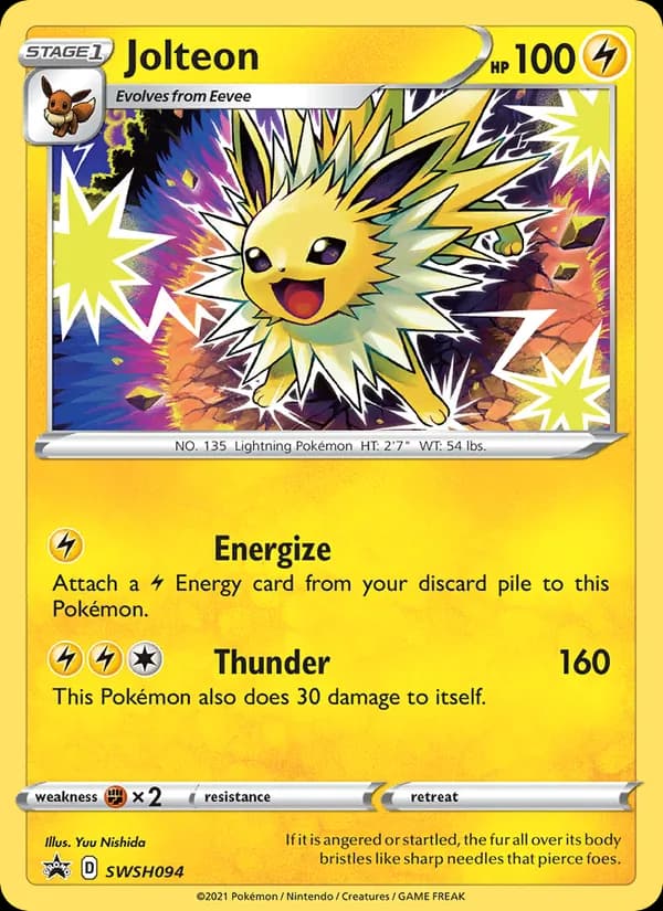 Jolteon SWSH094/307, SWSH Black Star Promos