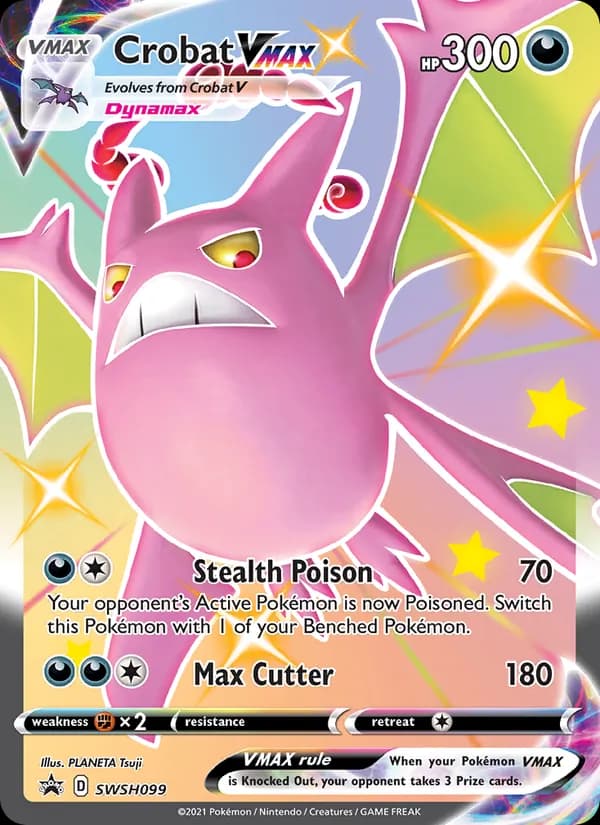 Crobat VMAX SWSH099/307, SWSH Black Star Promos