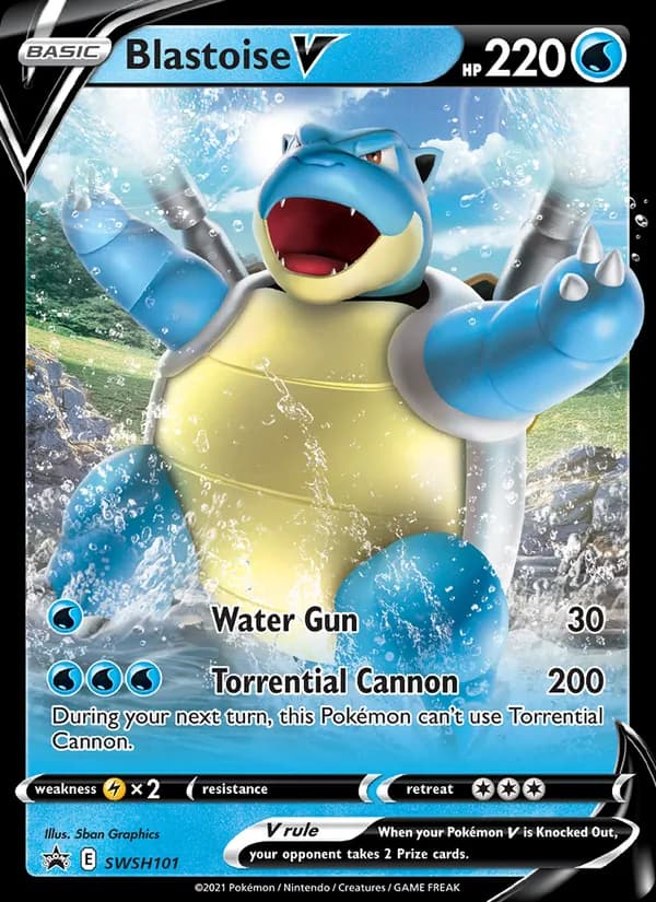 Blastoise V SWSH101/307, SWSH Black Star Promos