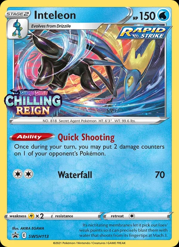 Inteleon SWSH113/307, SWSH Black Star Promos
