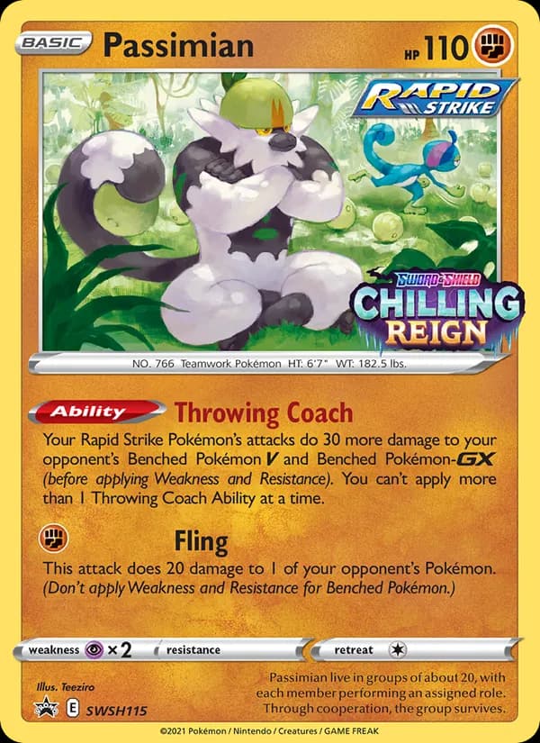 Passimian SWSH115/307, SWSH Black Star Promos