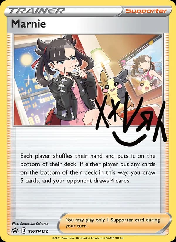 Marnie SWSH120/307, SWSH Black Star Promos