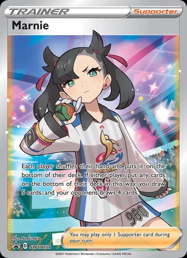 Marnie SWSH121/307, SWSH Black Star Promos