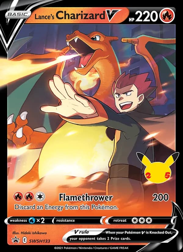 Lance's Charizard V SWSH133/307, SWSH Black Star Promos