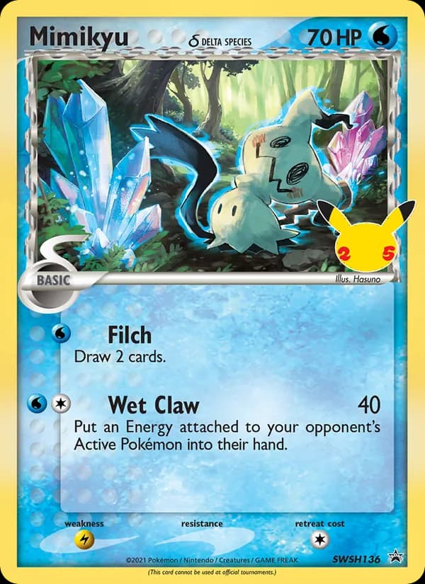 Mimikyu SWSH136/307, SWSH Black Star Promos