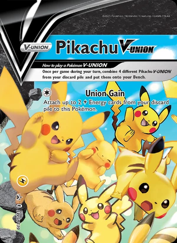 Pikachu V-UNION SWSH139/307, SWSH Black Star Promos