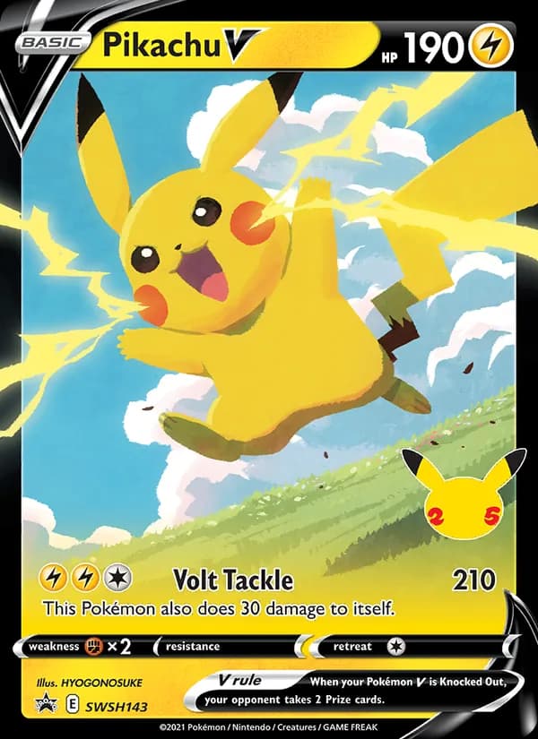 Pikachu V SWSH143/307, SWSH Black Star Promos