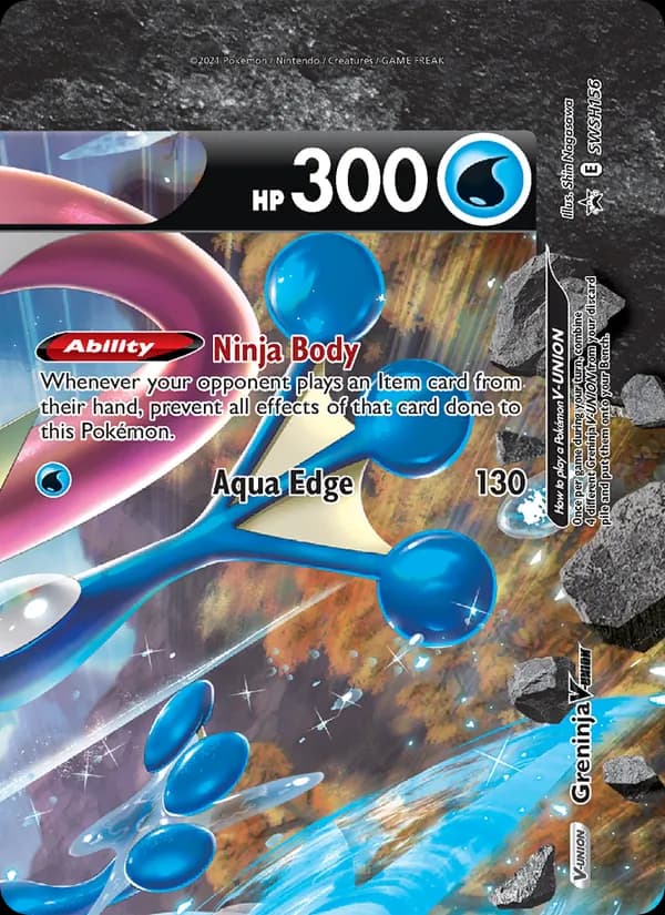 Greninja V-UNION SWSH156/307, SWSH Black Star Promos