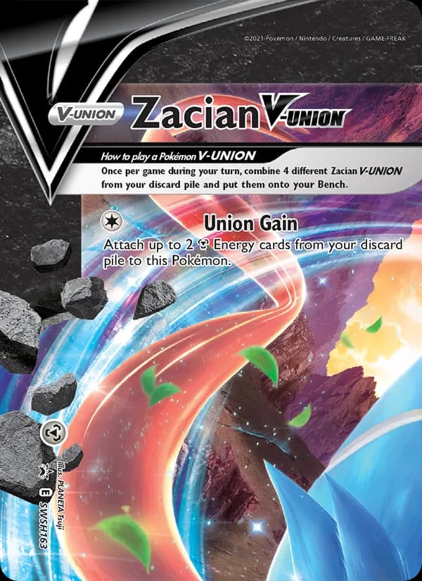Zacian V-UNION SWSH163/307, SWSH Black Star Promos