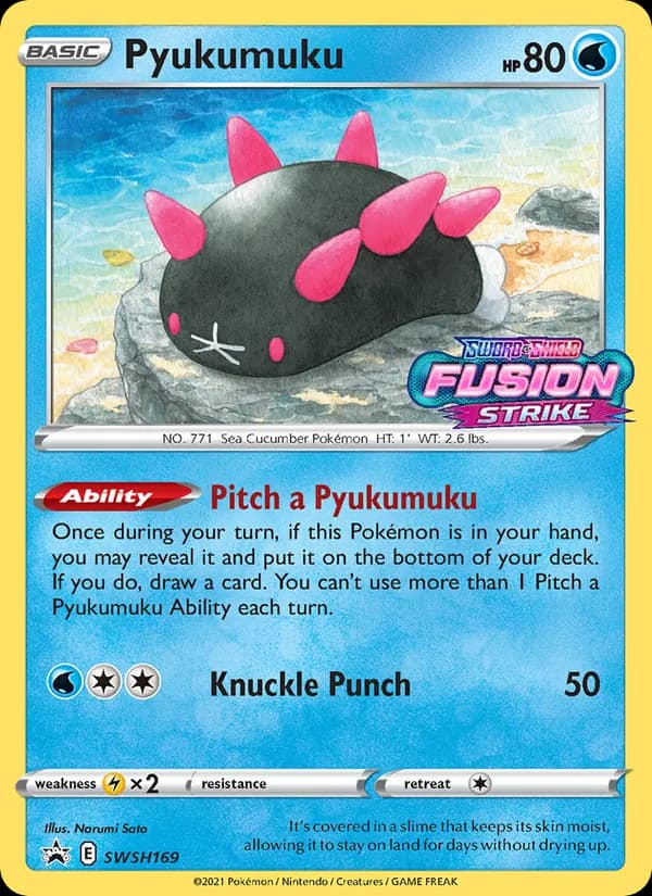 Pyukumuku SWSH169/307, SWSH Black Star Promos