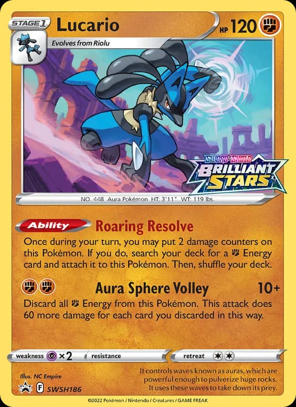 Lucario SWSH186/307, SWSH Black Star Promos