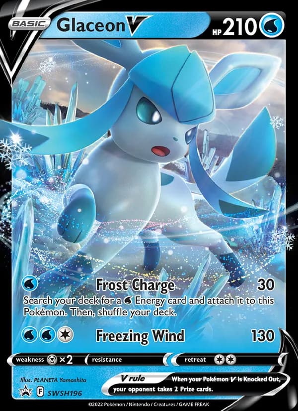 Glaceon V SWSH196/307, SWSH Black Star Promos