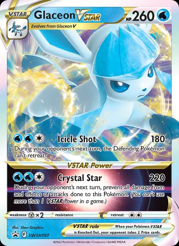 Glaceon VSTAR SWSH197/307, SWSH Black Star Promos