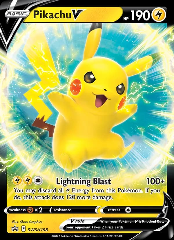 Pikachu V SWSH198/307, SWSH Black Star Promos