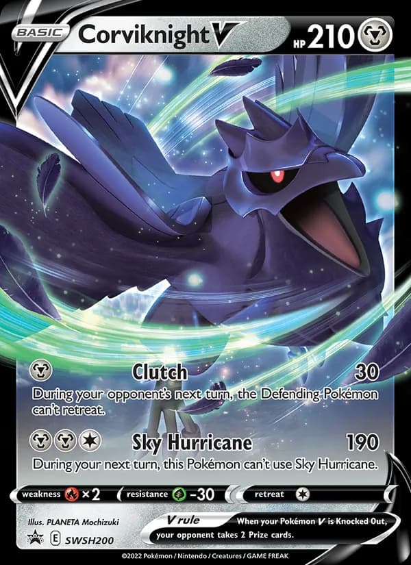 Corviknight V SWSH200/307, SWSH Black Star Promos