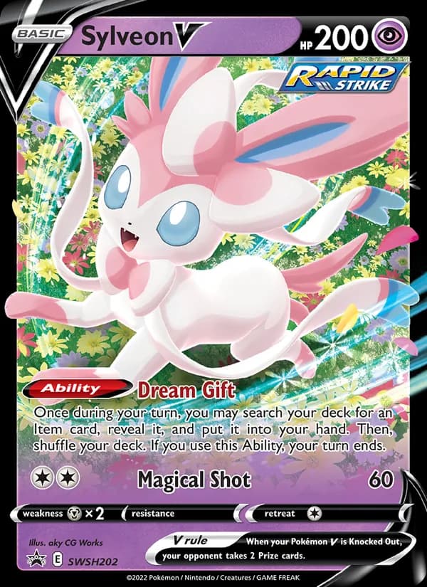 Sylveon V SWSH202/307, SWSH Black Star Promos