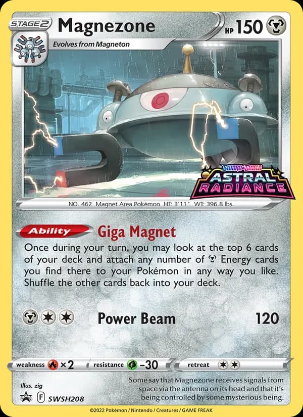 Magnezone SWSH208/307, SWSH Black Star Promos