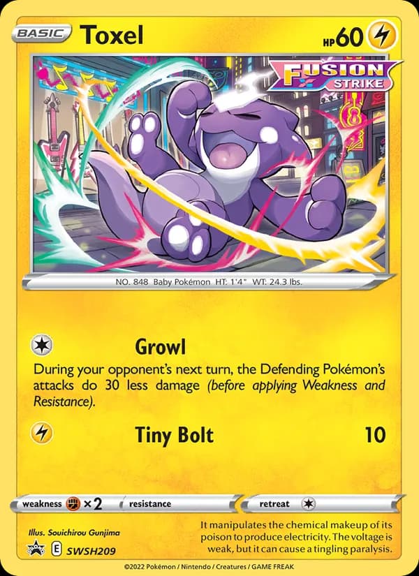 Toxel SWSH209/307, SWSH Black Star Promos