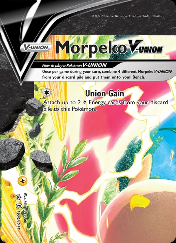 Morpeko V-UNION SWSH215/307, SWSH Black Star Promos
