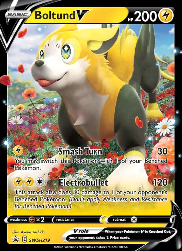Boltund V SWSH219/307, SWSH Black Star Promos