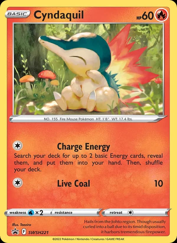 Cyndaquil SWSH221/307, SWSH Black Star Promos