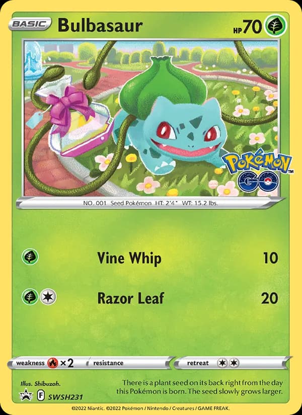 Bulbasaur SWSH231/307, SWSH Black Star Promos