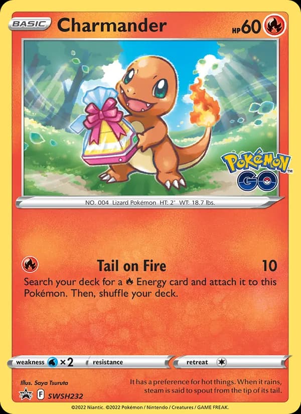 Charmander SWSH232/307, SWSH Black Star Promos