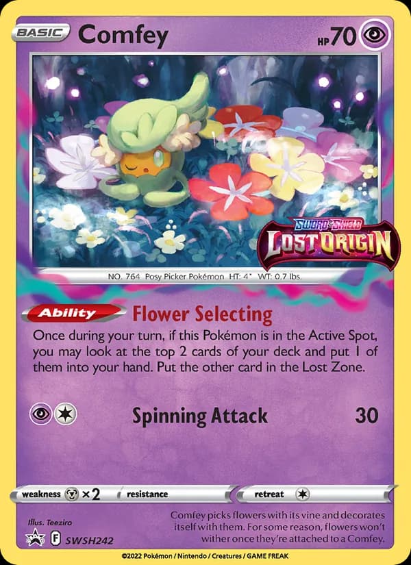 Comfey SWSH242/307, SWSH Black Star Promos