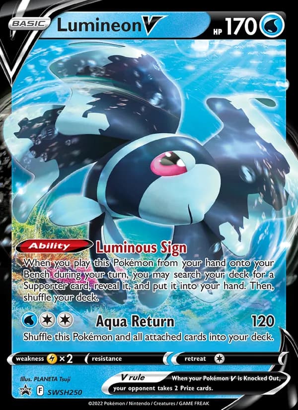Lumineon V SWSH250/307, SWSH Black Star Promos