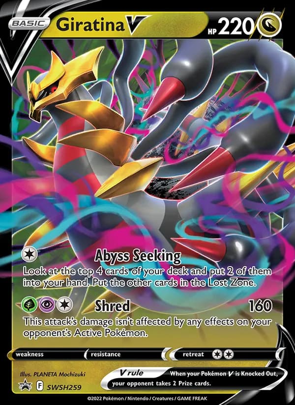 Giratina V SWSH259/307, SWSH Black Star Promos
