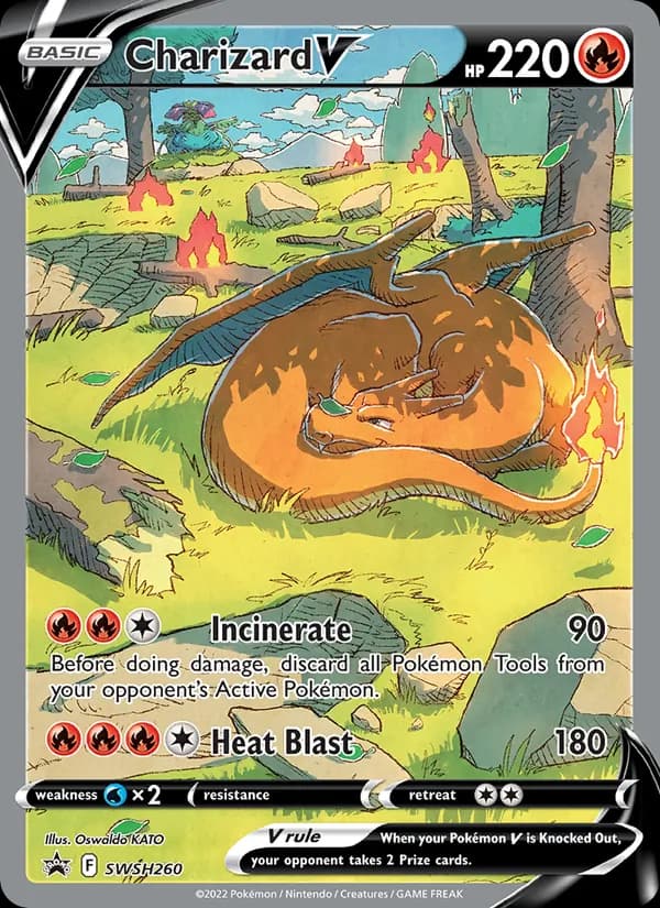 Charizard V SWSH260/307, SWSH Black Star Promos