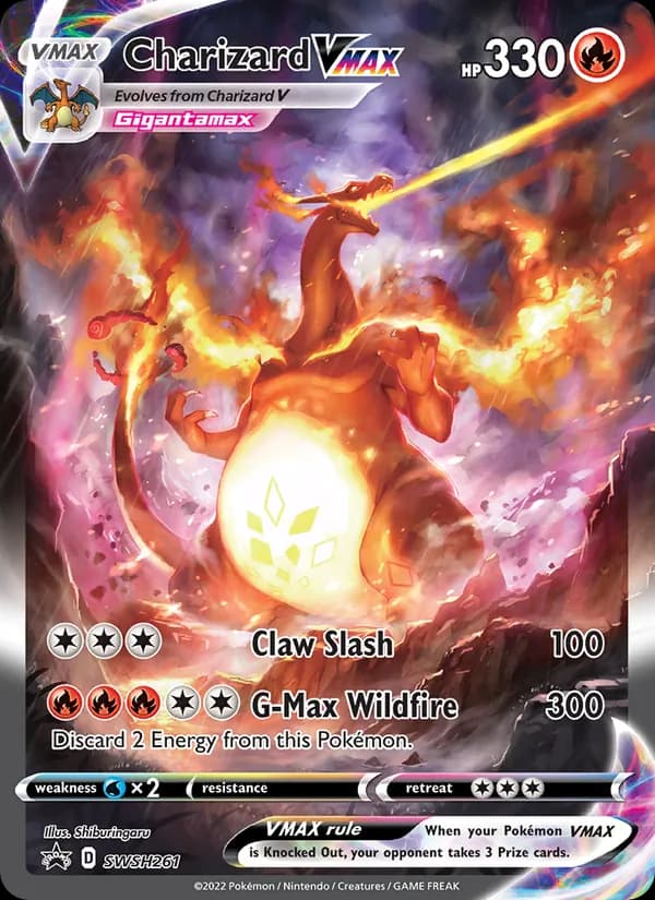 Charizard VMAX SWSH261/307, SWSH Black Star Promos