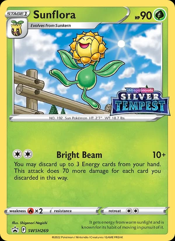 Sunflora SWSH269/307, SWSH Black Star Promos