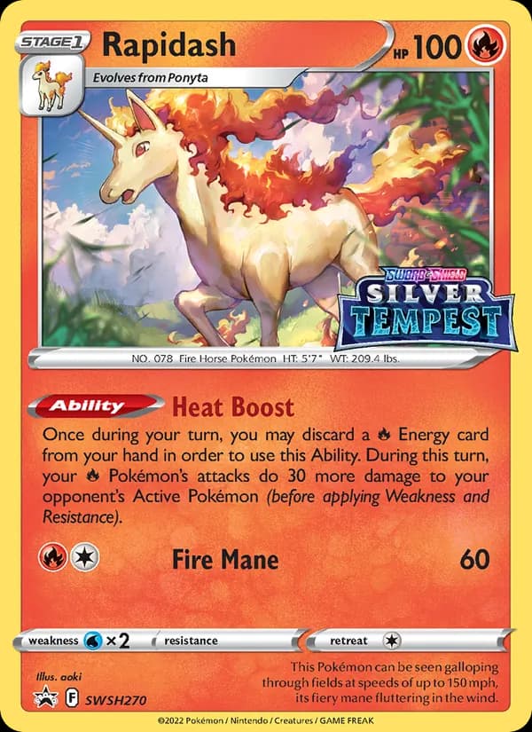 Rapidash SWSH270/307, SWSH Black Star Promos