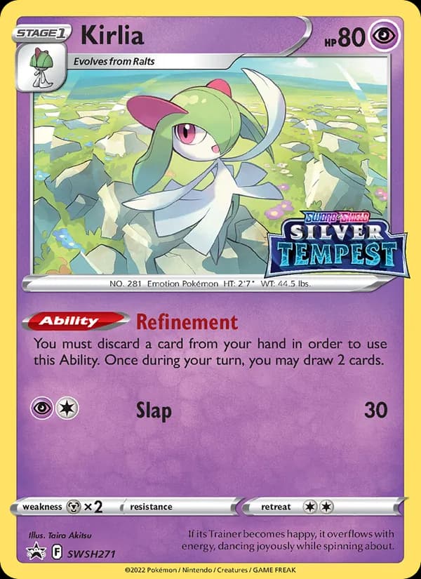 Kirlia SWSH271/307, SWSH Black Star Promos