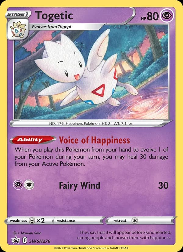 Togetic SWSH276/307, SWSH Black Star Promos