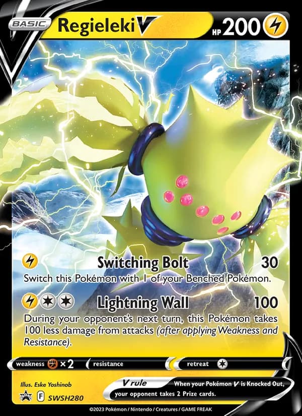 Regieleki V SWSH280/307, SWSH Black Star Promos