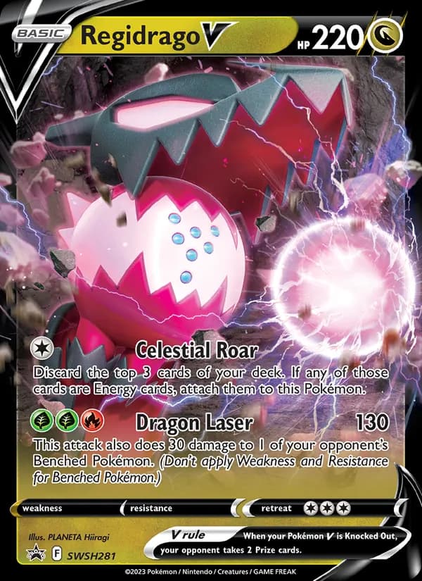 Regidrago V SWSH281/307, SWSH Black Star Promos