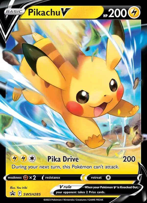 Pikachu V SWSH285/307, SWSH Black Star Promos