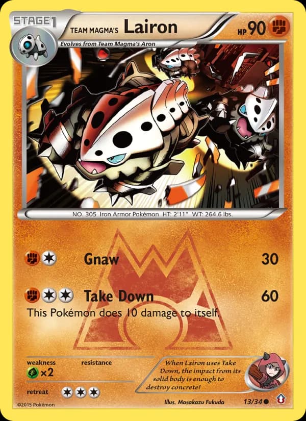Team Magma's Lairon 13/34, Double Crisis