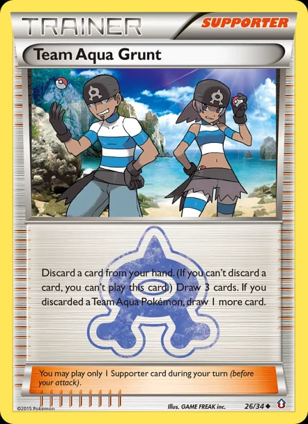 Team Aqua Grunt 26/34, Double Crisis