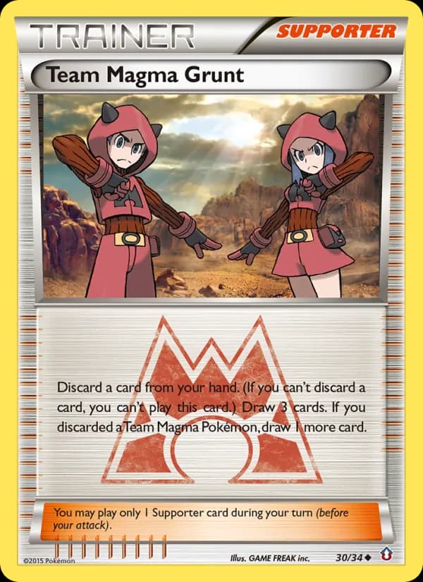 Team Magma Grunt 30/34, Double Crisis