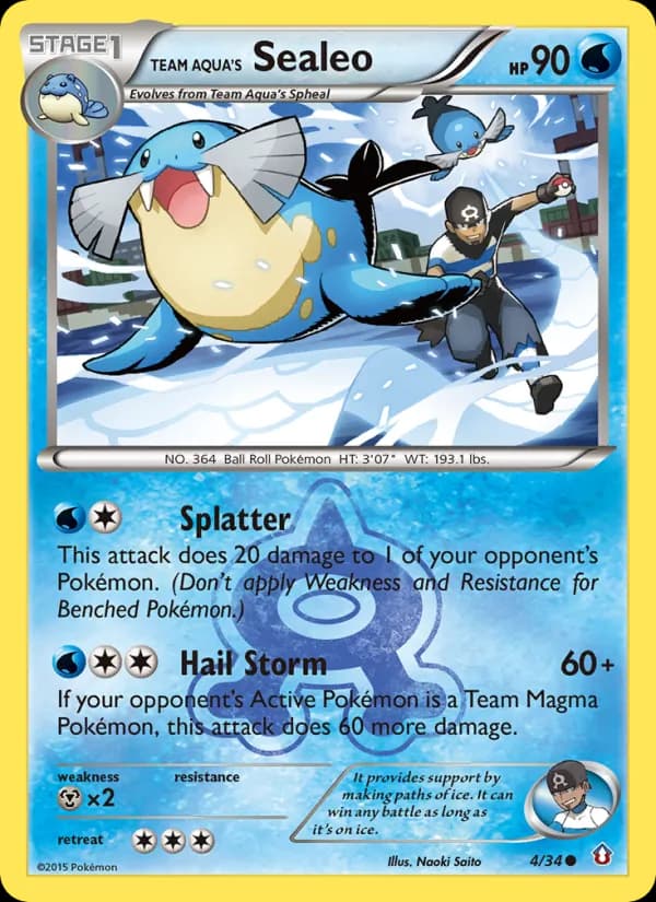 Team Aqua's Sealeo 4/34, Double Crisis