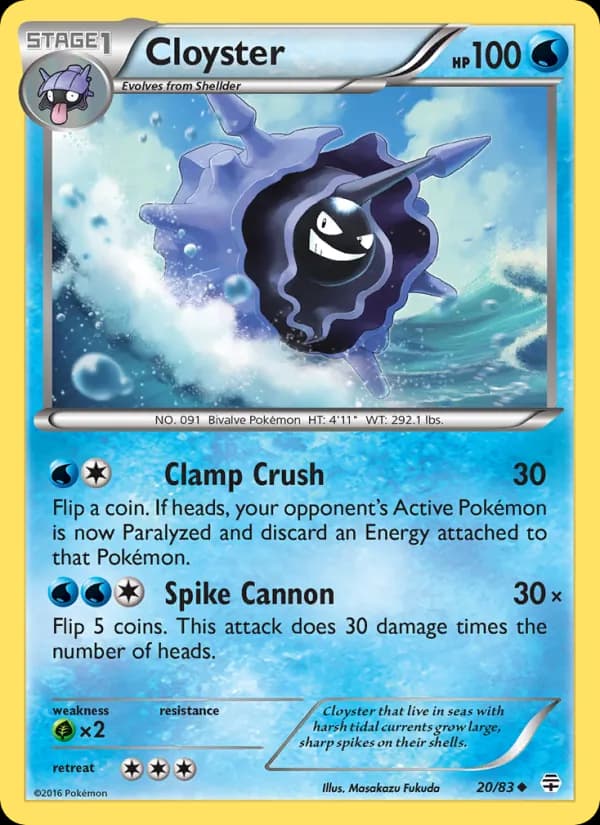 Cloyster 20/83, Generations