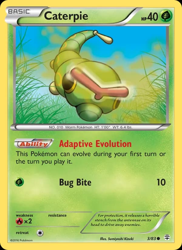 Caterpie 3/83, Generations