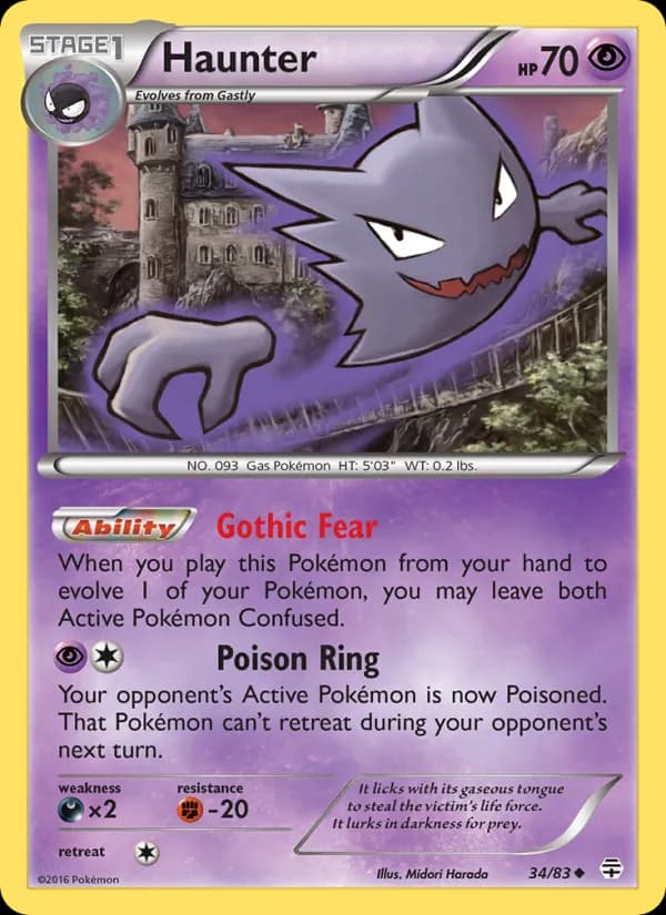 Haunter 34/83, Generations