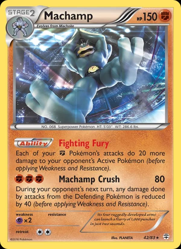 Machamp 42/83, Generations
