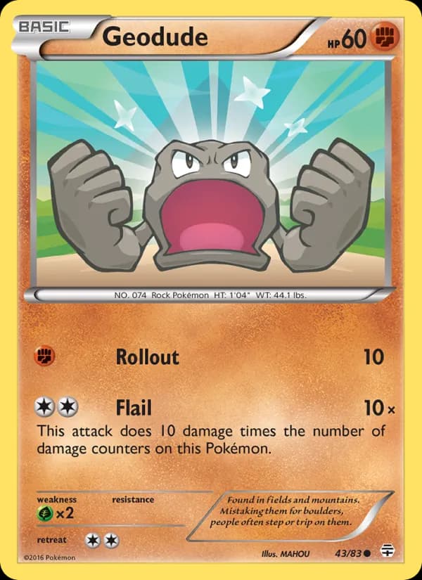 Geodude 43/83, Generations